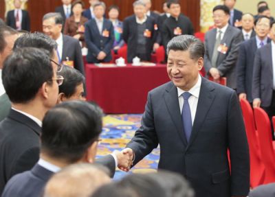 习近平看望参加政协会议的文艺界社科界委员